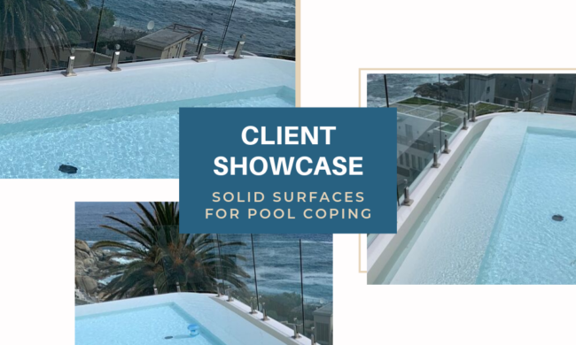 Solid Surfaces for Pool Coping