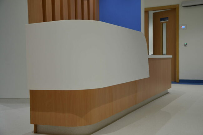 solid surfaces for medical clinic