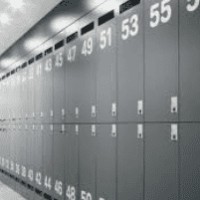 Interior compacts for locker doos